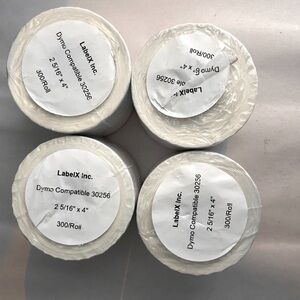 LabelX Inc. Dymo Compatible address labels 2 5/16 x4” (set of 4) 300 per roll